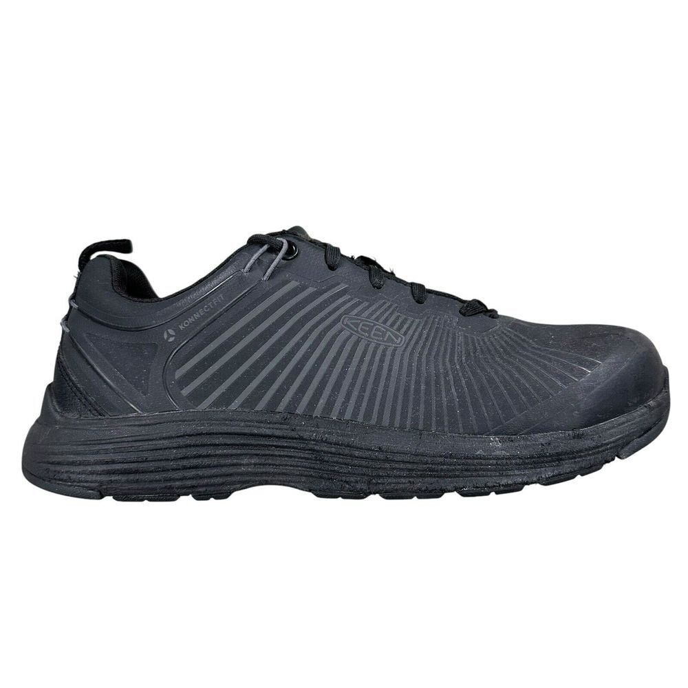 KEEN Women's Size 9.5‎ Wide Shoes Utility Sparta XT Safety Aluminum Toe Black